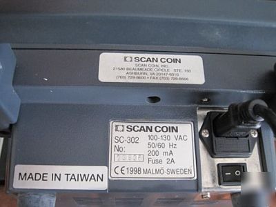 Scan coin counter SC302 - all coins or tokens (5 stars)