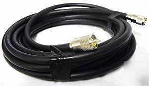 100 foot RG213 w/gold PL259 connectors for cb or ham
