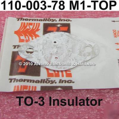 10PC power transistor insulator to-3 mica pre-lubed