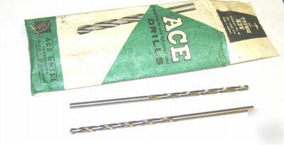 3 number #23 long drill bits taper length usa hss