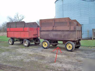 5 ton john deere steel dump barge grain firewood wagon