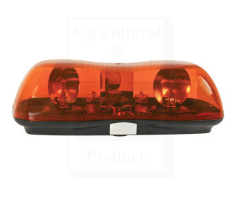 A-VLC2096 rotating beacon, amber, dual bar, bolt mount