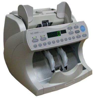 Accucon nc-2000 1600 notes per minute currency counter
