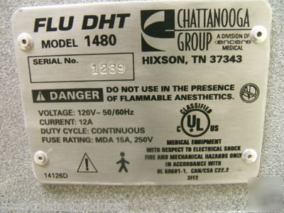 Chattanooga fluidotherapy dht 5-extremity therapy unit