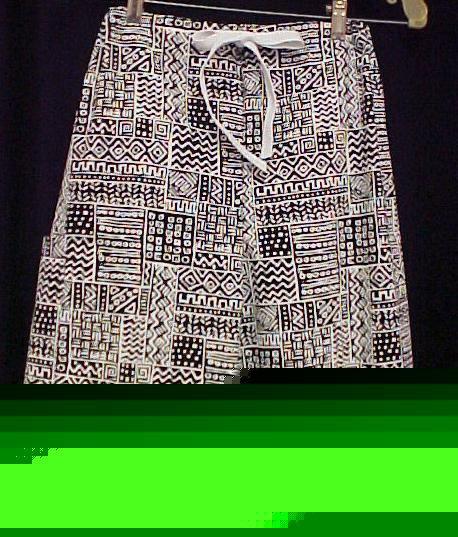 Chef pants black white island unisex drawstring s nwt