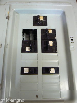 Crouse-hinds 100 amp main breaker panelboard 1 phase 