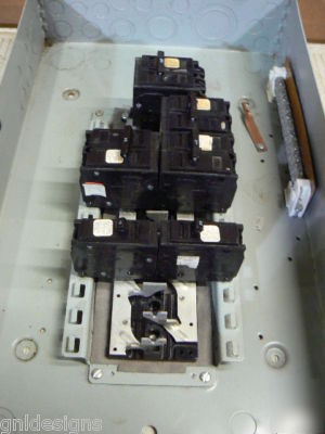Crouse-hinds 100 amp main breaker panelboard 1 phase 