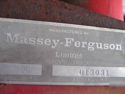 Massey ferguson 36 hay rake 5 bar tine teeth tedder