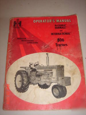 Mccormick farmall/international 806 manual
