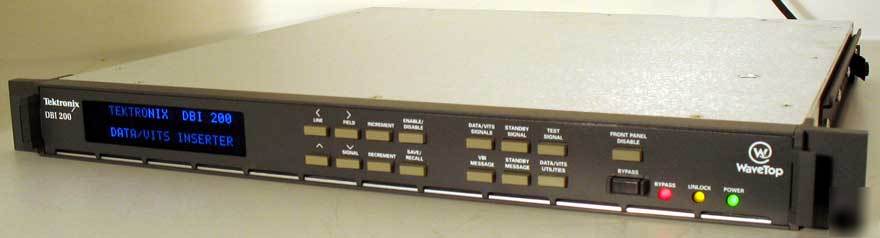 New tektronix DBI200 ntsc inserter generator VITS200