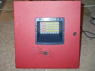 Notifier fire lite ms-4 4 zone conventional fire panel