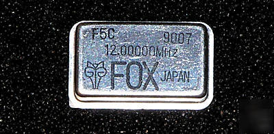 Qty 45: fox F5C-12.0000 crystal clock oscillator 12MHZ