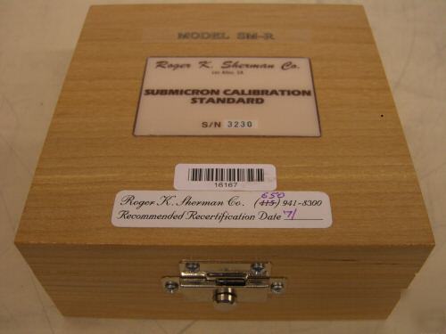 Roger k. sherman sm-r line width calibration target
