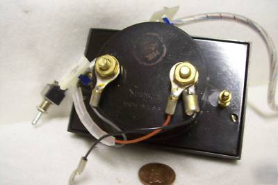 Simpson microamperes panel meter 3-3/4 x 4