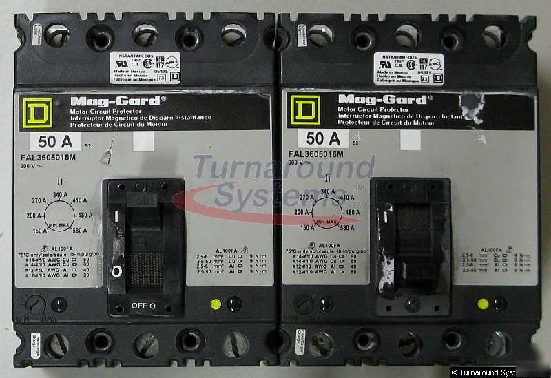 Square d FAL3605016M circuit breakers 50 amp guaranteed