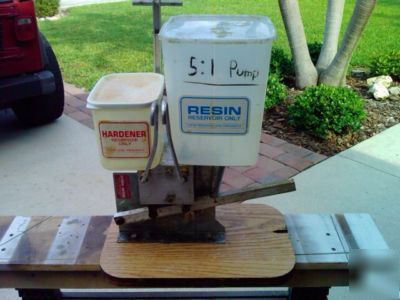West system epoxy dual pump 105 resin 205/206 hardener
