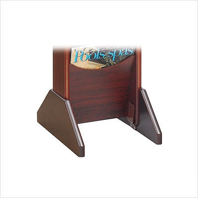 Wood display base color: medium oak