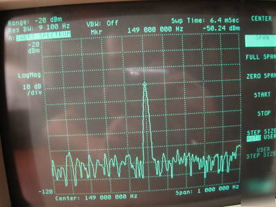 *****hp agilent 3588A 150MHZ spectrum analyzer ****