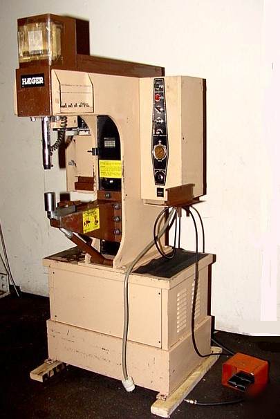 1990 haeger HP6-c hardware insertion press w/vibra bowl