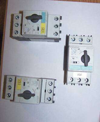 94 + pc. lot - siemens circuit breakers,starters,relays