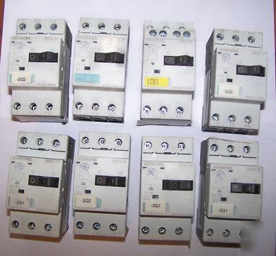 94 + pc. lot - siemens circuit breakers,starters,relays