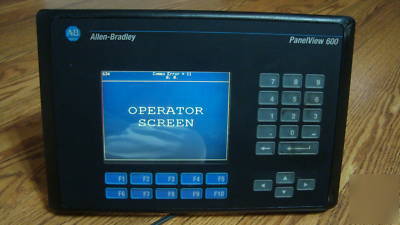 Allen-bradley panelview 600 + slc 500 10-slot rack load