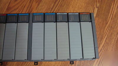 Allen-bradley panelview 600 + slc 500 10-slot rack load