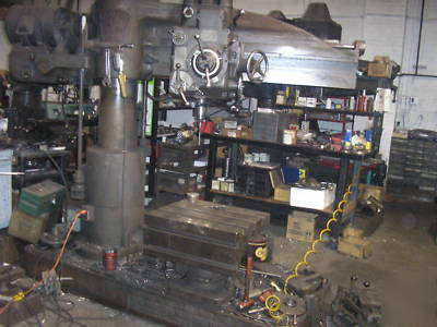 Carlton radial drill 4â€™ x 11â€ - inv #4472