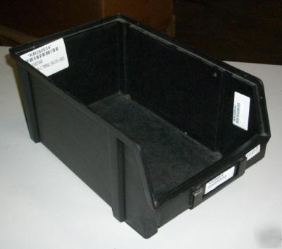Lewis esd stacking tote bins 12.5 l x 8 w x 6 h qty 55