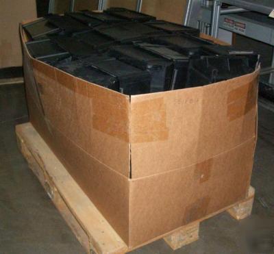 Lewis esd stacking tote bins 12.5 l x 8 w x 6 h qty 55