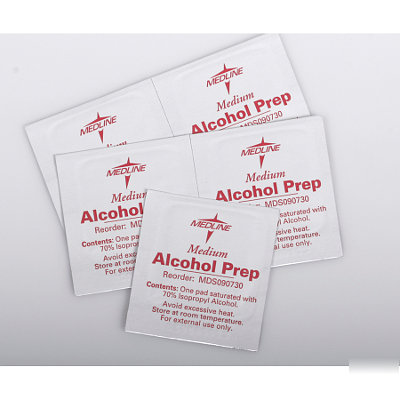 Medline alcohol prep pads wound care .75X3.25