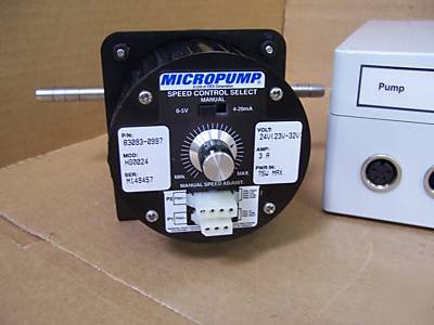 Micropump G132 / HG0024 pump, controller & display