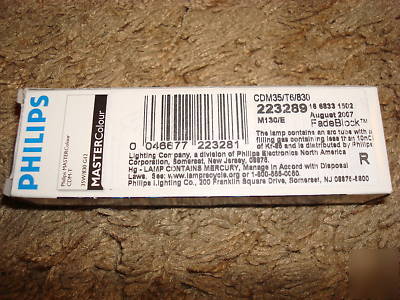 New 6 philips ceramic metal halide lamp cdm-t 35/T6/830 
