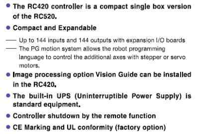New brand - epson E2L853S robot w/ RC420 pc based contr