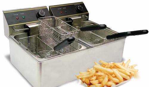 New ef-6L2 quad basket dual tank electric deep fryer 
