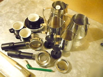 Rancilio model 527 espresso machine with accesories