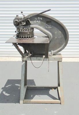 Rotex turret punch press 18 sta w shear excellent wow 