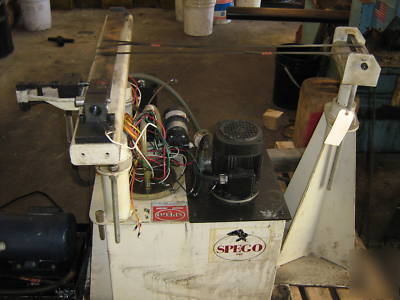 Spego model 123-6Z turnamic hydrodynamic bar feed sys.