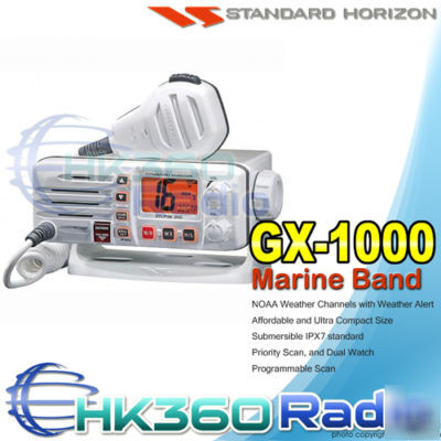 Standard horizon eclipse dsc gx-1000S vhf radio (white)