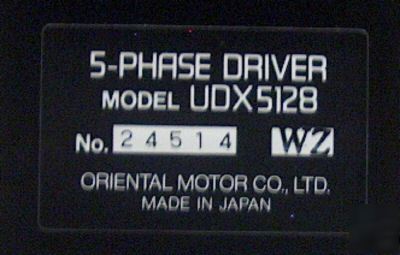 Super vexta 5-phase stepping motor driver UDX5128 by om