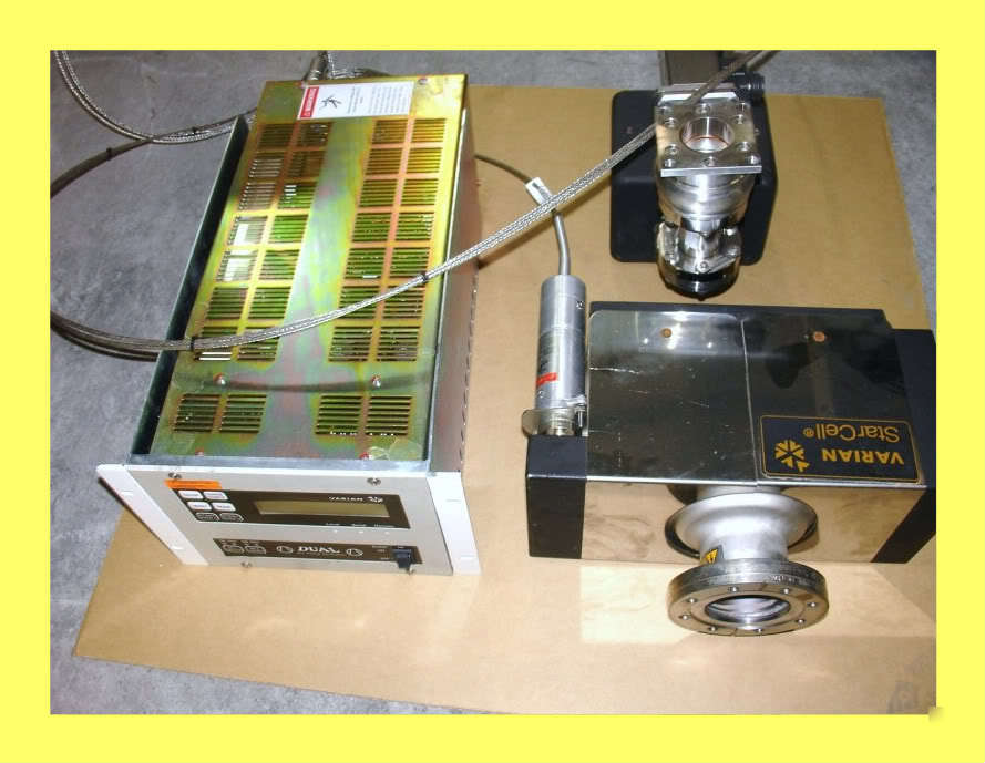 Varian dual ion pump controller & (2) starcell ion pump