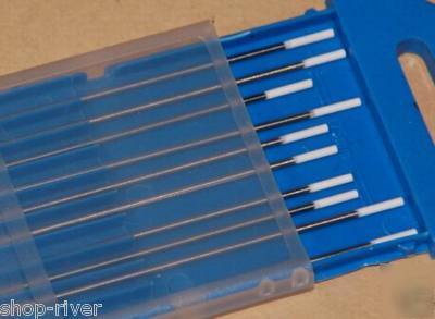 Zirconiated tungsten electrode WZ8 white 1.6X150 10PCS