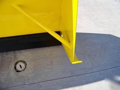 10' snow pusher plow skidsteer bobcat accumulator
