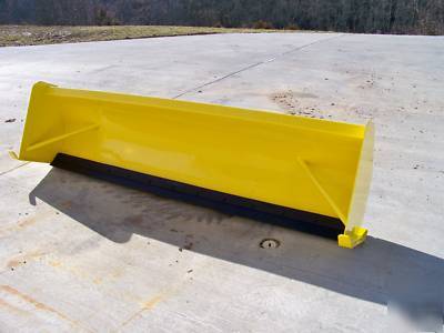 10' snow pusher plow skidsteer bobcat accumulator