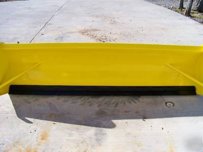 10' snow pusher plow skidsteer bobcat accumulator