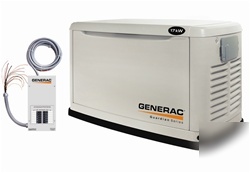 5504 generac 17KW air-cooled generator w/16-cir ats