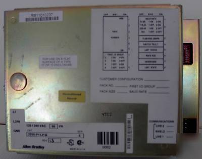 Allen-bradley redipanel 2705-P11J1 rio pushbuttons