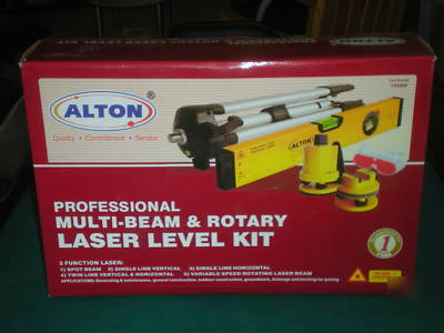 Alton professional multi-beam & rotary laser level kit