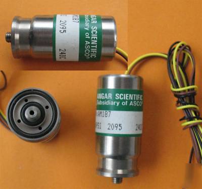 Angar scientific AM187 solenoid valve 100 psi 24VDC