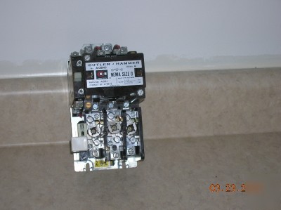 Cutler-hammer starter size 0 w/ overloads **used**